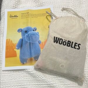 The Woobles Crochet Kit - Poppi the Hippo